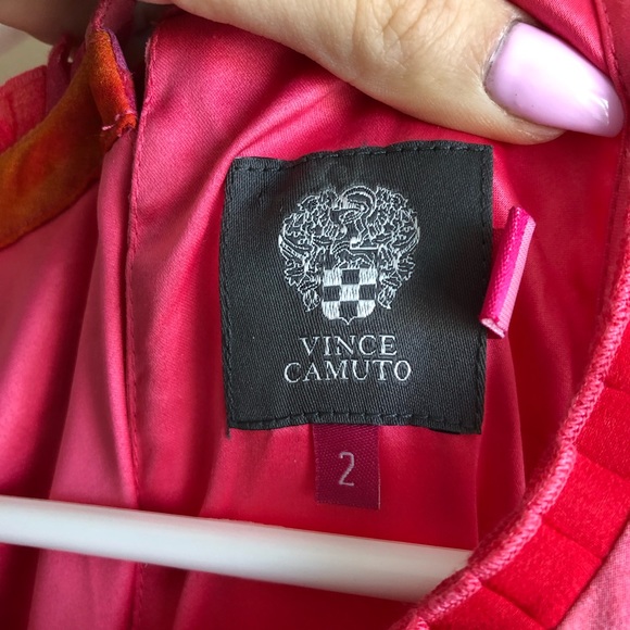 Vince Camuto Pink Halter Pleated Dress - Picture 8 of 8